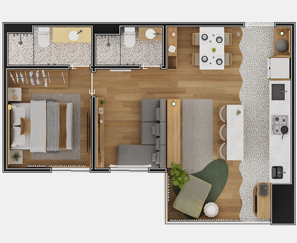 TIPO SALA EXTENDIDA